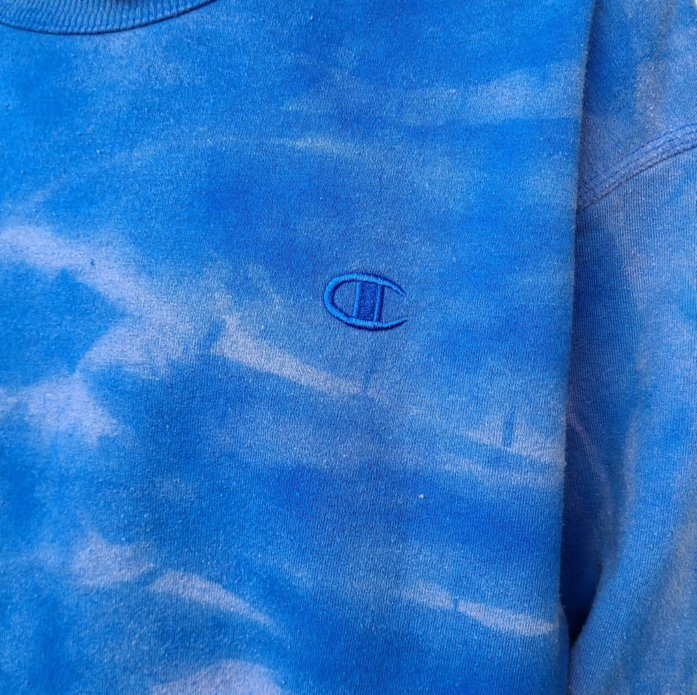 Champion bleached dyed sweatshirt size XL - Picture 3 of 11